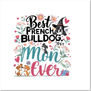 Frenchie Fries Shirt French Bulldog Dog Mom Dog Dad Cute funny Posters and Art